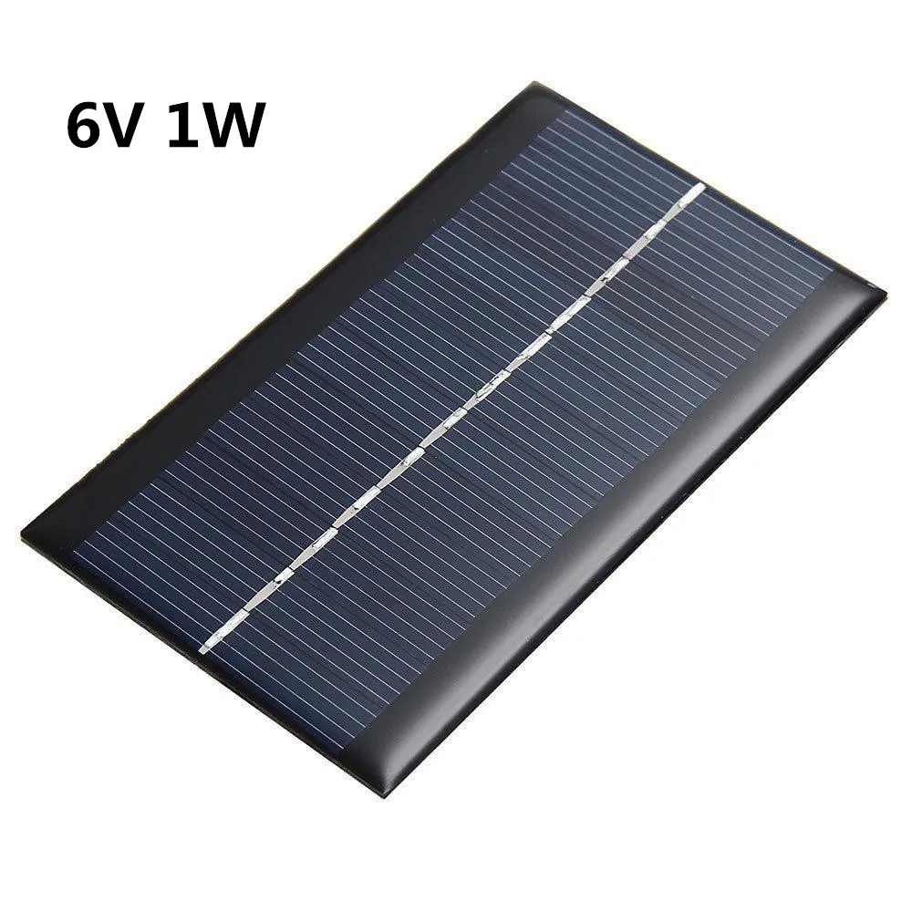 2W 6V Mini Solarpanel Cell Power Module Batterie Spielzeug Licht Ladegerät Neu 