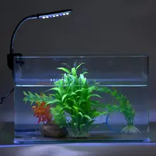 24 светодиодный/48 светодиодный аквариум свет освещение flexibleclip на аквариума свет лампы светодиодный Водонепроницаемый подводный свет 110 V-240 V