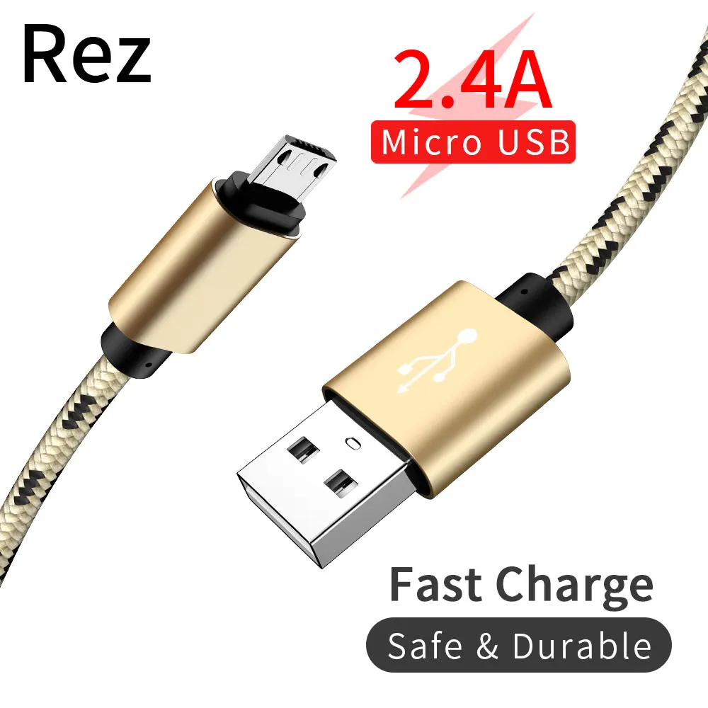 

2.4A Quick Charger Micro USB Cable Fast Charging Android Mobile Phone Data Cord for Samsung S7 A7 Xiaomi Redmi 5 Note 5 Cable