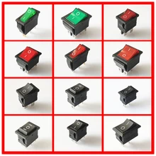 SPST KCD 3PIN 6PIN вкл/выкл квадратная лодка кулисный переключатель DC AC 6A/250V Автомобильная приборная панель пластиковый переключатель дропшиппинг