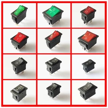 

SPST KCD 3PIN 6PIN On/Off Square Boat Rocker Switch DC AC 6A/250V Car Dash Dashboard Plastic Switch Dropshipping