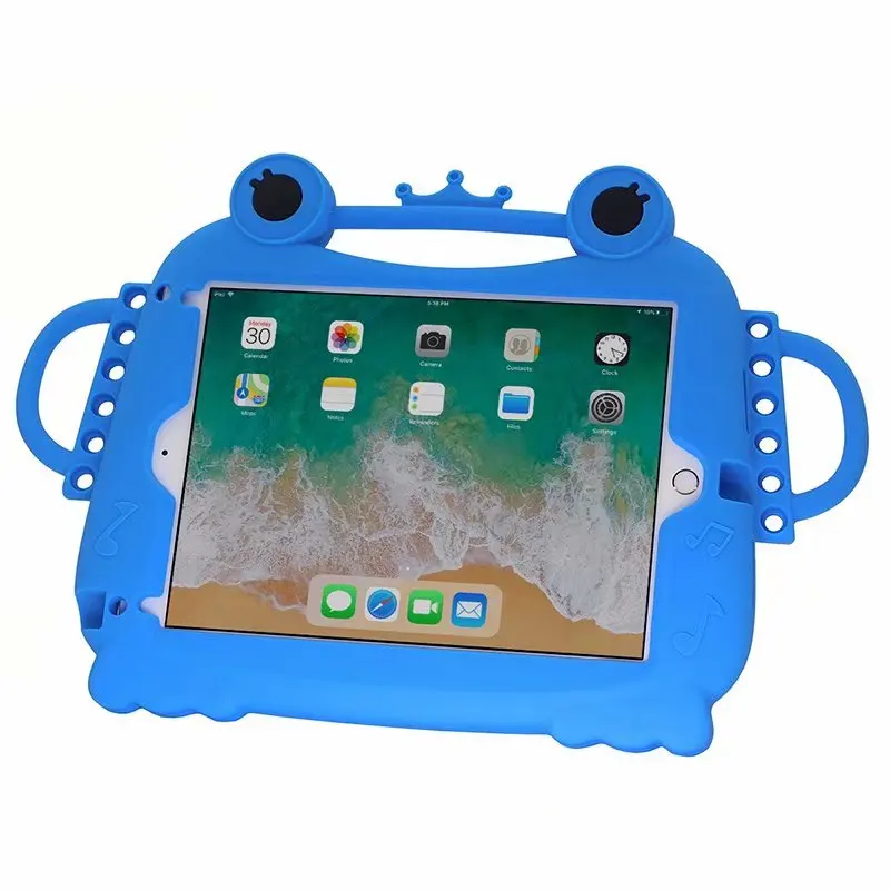 case For ipad 2018 2017 silicone Lovely A1822 A1823 A1893 Shockproof Kids Soft Non-toxic children+pen | Компьютеры и офис