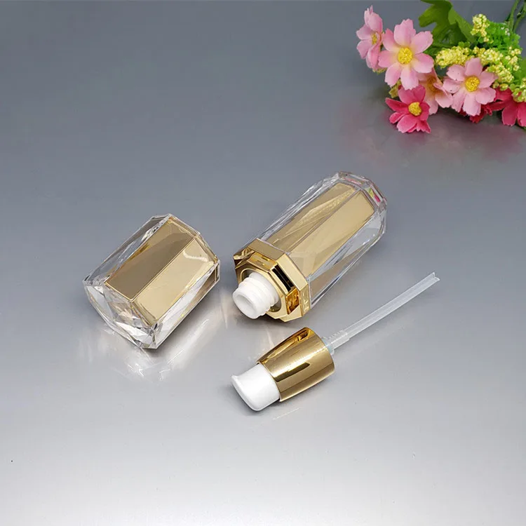 Gold Bird Nest Shape Bottle Empty Spray Bottle Essence Lotion Pump Bottle Acrylic Cream Jar Cosmetic Container Bottle 5g 30g 50g (9)