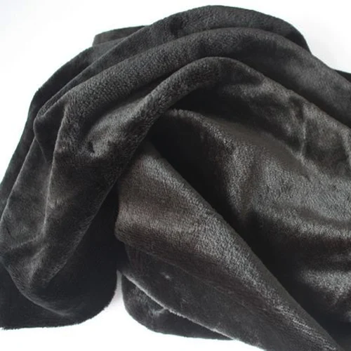 

Soft Black Faux Fur Fabric Costumes Cosplay Crafts Blankets Size 150*92cm Free Shipping