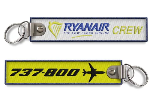 Ryanair B737-800 экипажа вышитые тег - Название цвета: RBF White Yellow