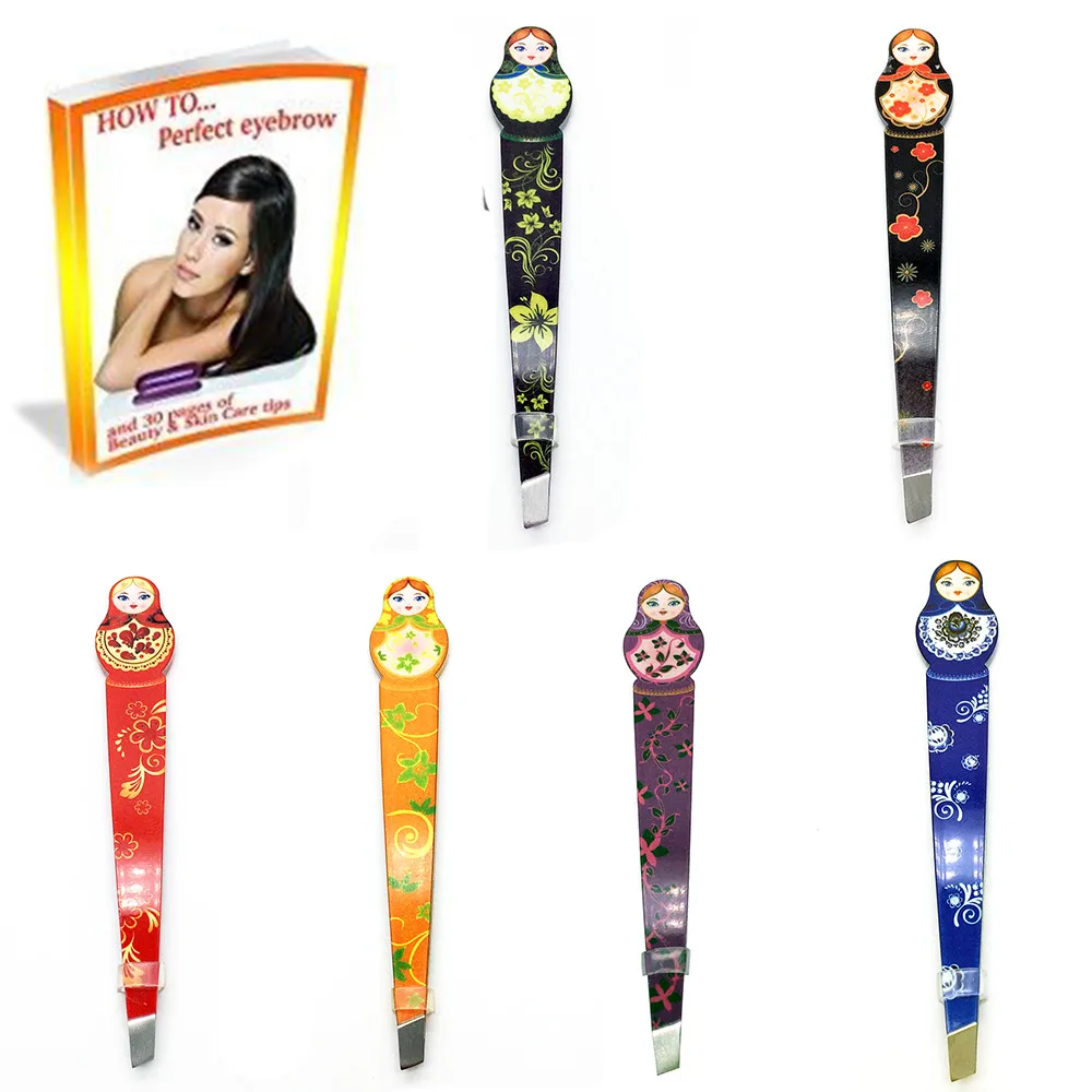 12pcs Russia eyebrow tweezer
