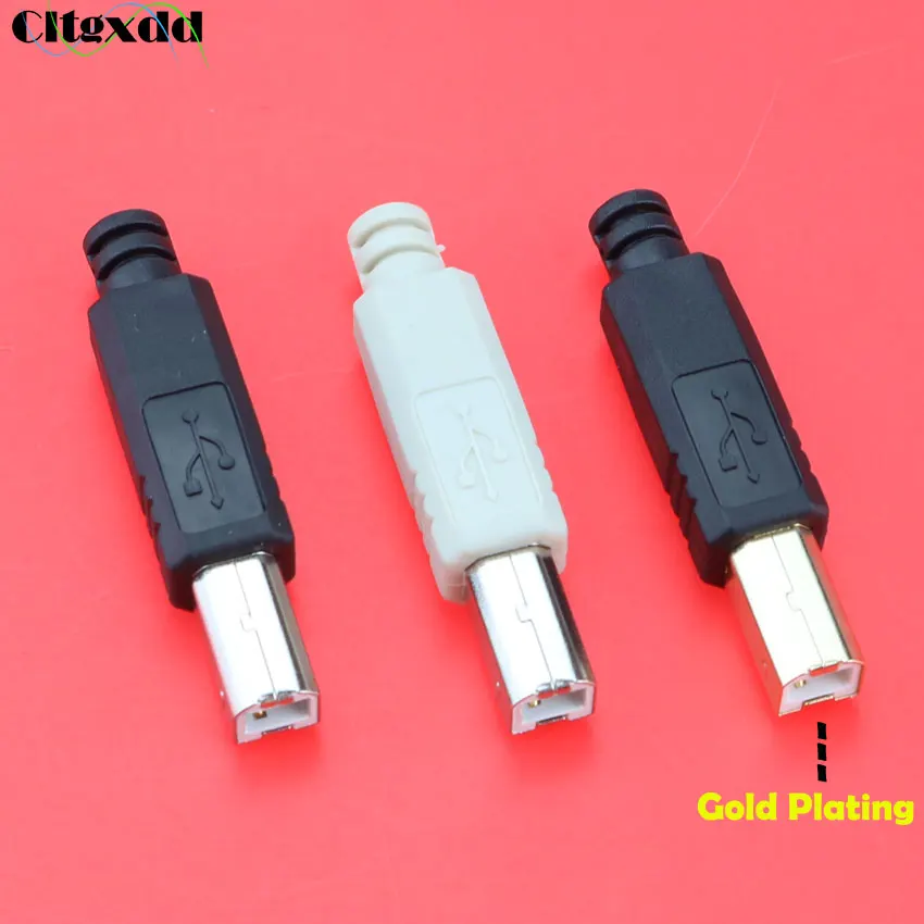 Cltgxdd 1 шт. DIY USB 2 0 B Тип контактный Штекерный разъем для принтера монтажный адаптер