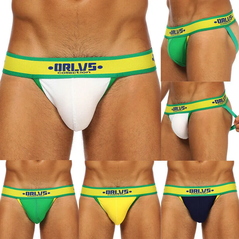 

Sexy Men's Thongs Breathable Solid Color Low Waist Comfy G-string Underwear Panties Briefs Lingerie Knickers