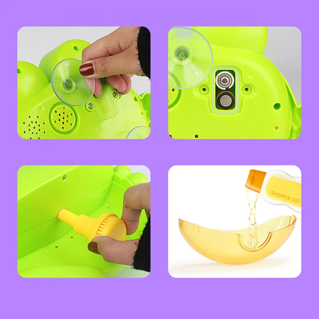 HIINST музыкальные игрушки для детей Bubble Maker милые животные большие лягушки