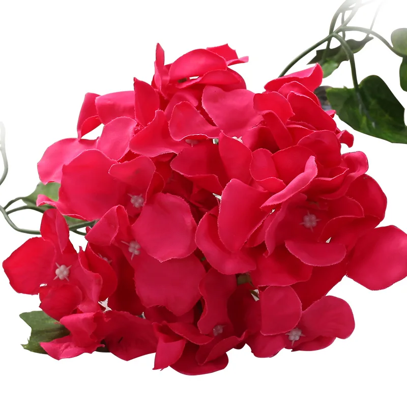 

10 Pcs/lot 15cm Large Hydrangea Silk Flowers Heads Artificial DIY Silk Artificial Hydrangea Accessory Home Wedding Decora
