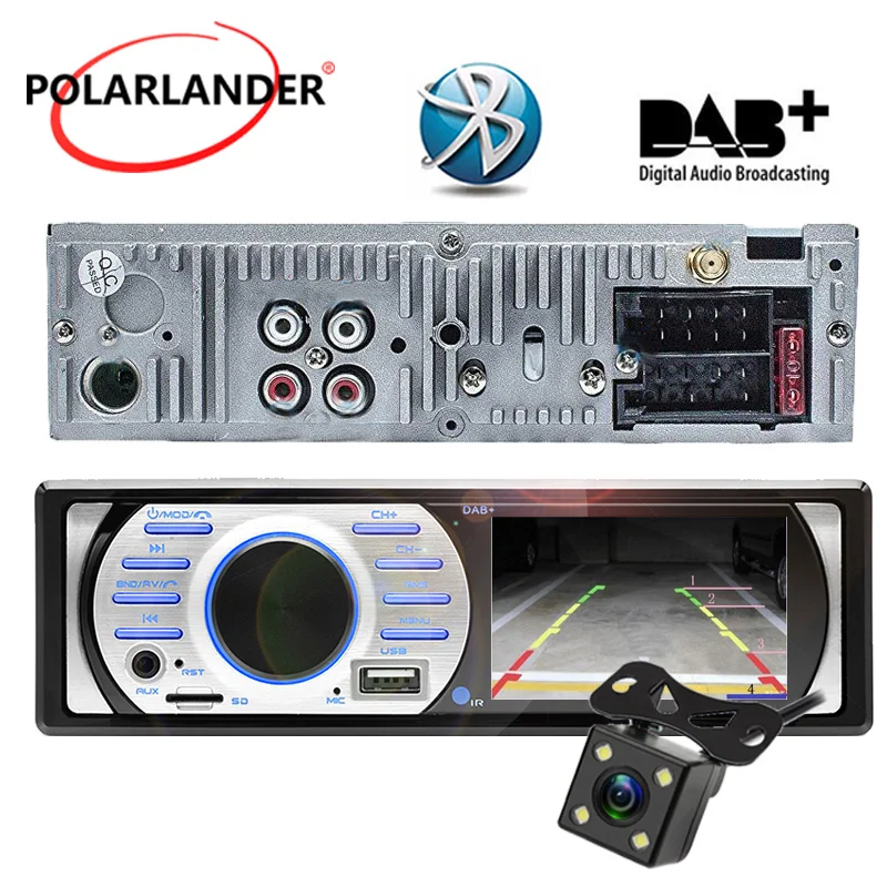 FM EQ In Dash интерфейс 1Din автомобильное радио Авто аудио стерео USB/TF/AUX in DAB + 12 В ISO