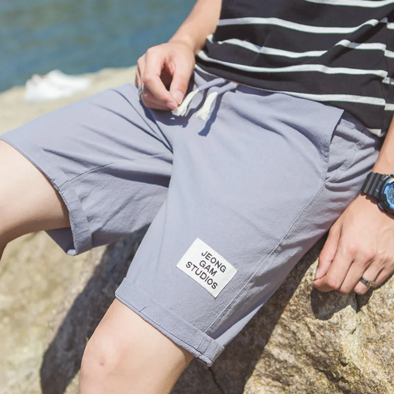 2019 Summer Home Casual Shorts Men ,fashion Plus Size Mens Loose Cotton Shorts , Comfortable Breathable White Shorts Male S-5XL 2019 Summer Home Casual Shorts Men ,fashion Plus Size Mens Loose Cotton Shorts , Comfortable Breathable White Shorts Male S-5XL