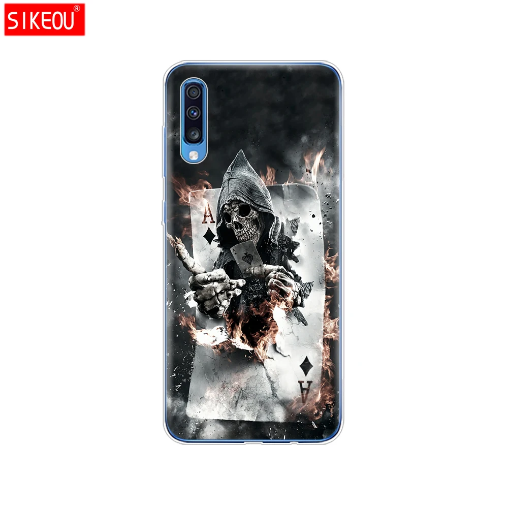 For Samsung A70 Case Soft TPU Phone Back Cover For Samsung Galaxy A70 silicon Cases Coque Capa A 70 A705 A705F bumper Cat - Цвет: 12053