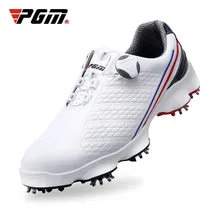 PGM обувь для гольфа мужская Водонепроницаемая дышащая противоскользящая обувь ручка пряжки спортивная обувь шипованные ноготь тренировочные кроссовки XZ107
