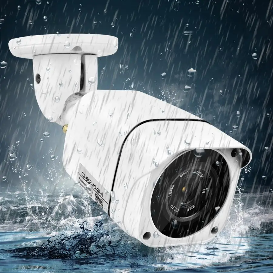 

100-240V 1080P Mini Onvif Outdoor Waterproof Night Vision Camera with Antennas security camera 2019
