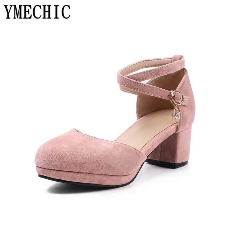 YMECHIC новинка 2018 года флоковая платформа искусственная стабильность женские