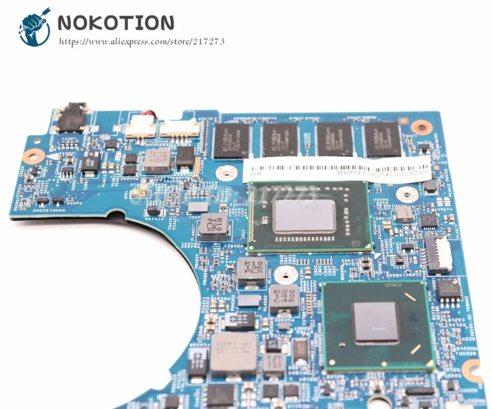 NOKOTION MBRSE01002 48.4QP01.021 لشركة أيسر أسباير S3-951 اللوحة المحمول UM67 4 جيجابايت الذاكرة SR0D6 I5-2467M وحدة المعالجة المركزية