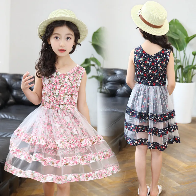 2019 Spring and Summer New Snow Spinning Skirt Large Children's Air Long Sleeve Big Boy Broken Flower Princess Skirt 2019 Spring and Summer New Snow Spinning Skirt Large Children's Air Long Sleeve Big Boy Broken Flower Princess Skirt