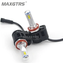 2x H8/H9/H11/H16JP Car LED Headlight Canbus No Error 10400Lm 110W Lumileds Chips Bulb Auto Fog Light Headlamp Conversion Kit