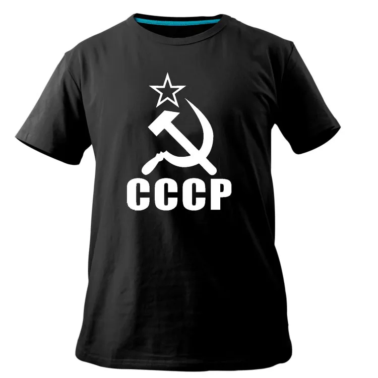 Новинка Дизайн России CCCP футболка Советский Союз СССР КГБ Москва холодной войны Сталин Серебристые рубашка S-XXXL - Цвет: 6