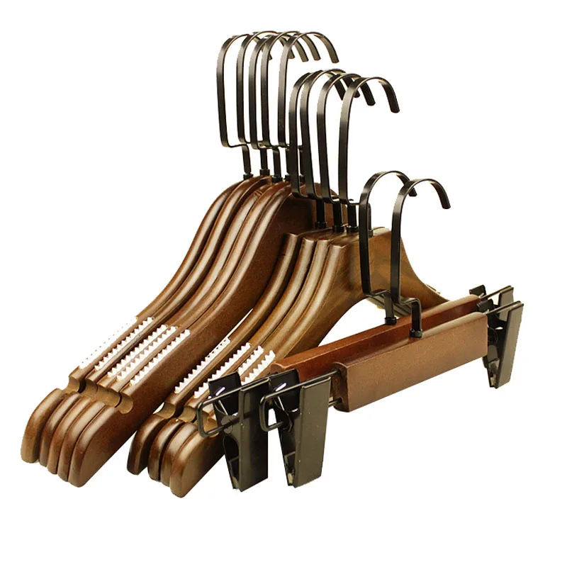 

10pcs/lot Adult/Baby Wood Hanger Vintage Wooden Hangers Hotel Clothes Store Hanger (50pcs Can LOGO)