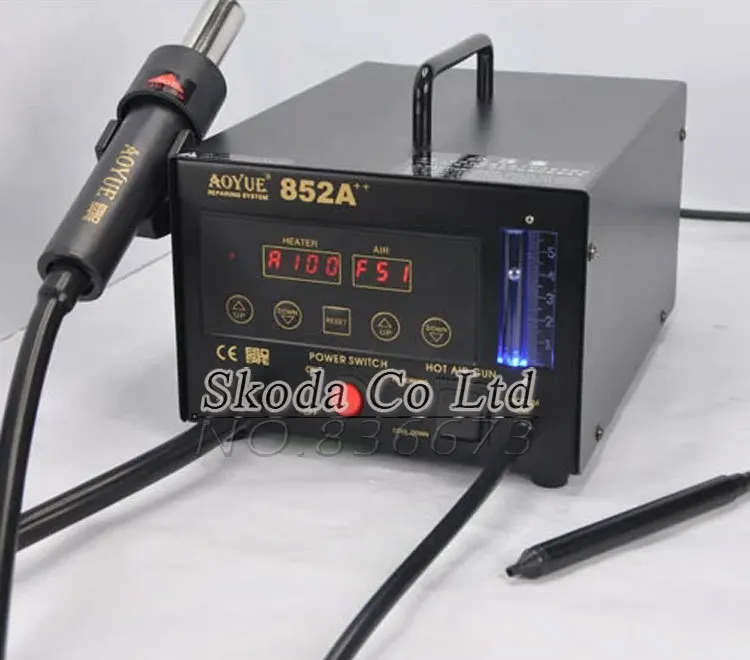 

AOYUE852A++ digital SMD Hot air gun Rework Station IC vaccum tube pen combo Soldering Station BGA desoldering tool