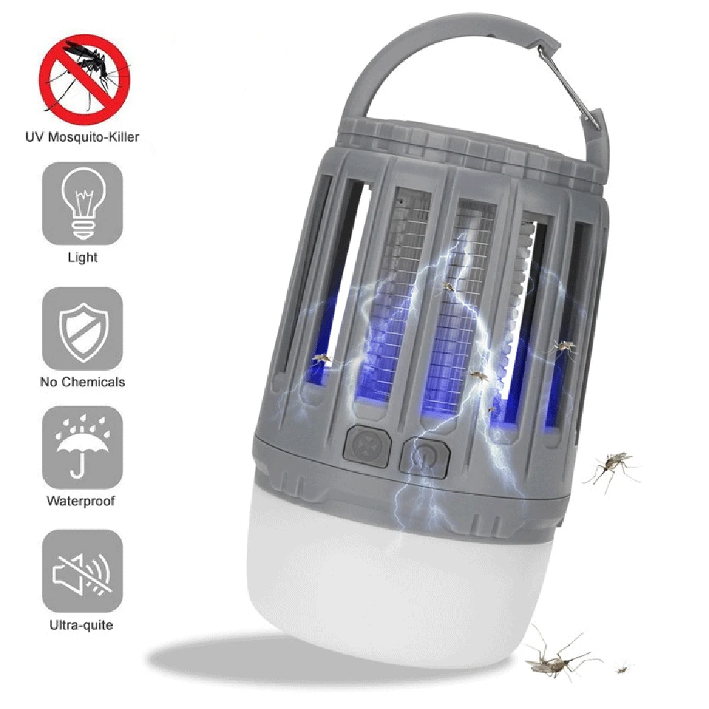 

2 in1 Multifunctional ABS LED Insect Zappers Light Bulb Mosquito Fly Insect Moths Killer Lamp Household & Outdoor Necessary