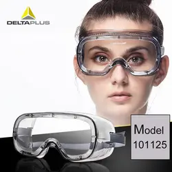 Deltaplus 101125 Delta 101125 очки прозрачные Ветер Пыль порошок труда очки из пластика вентиляция анти-всплеск ZXH3202