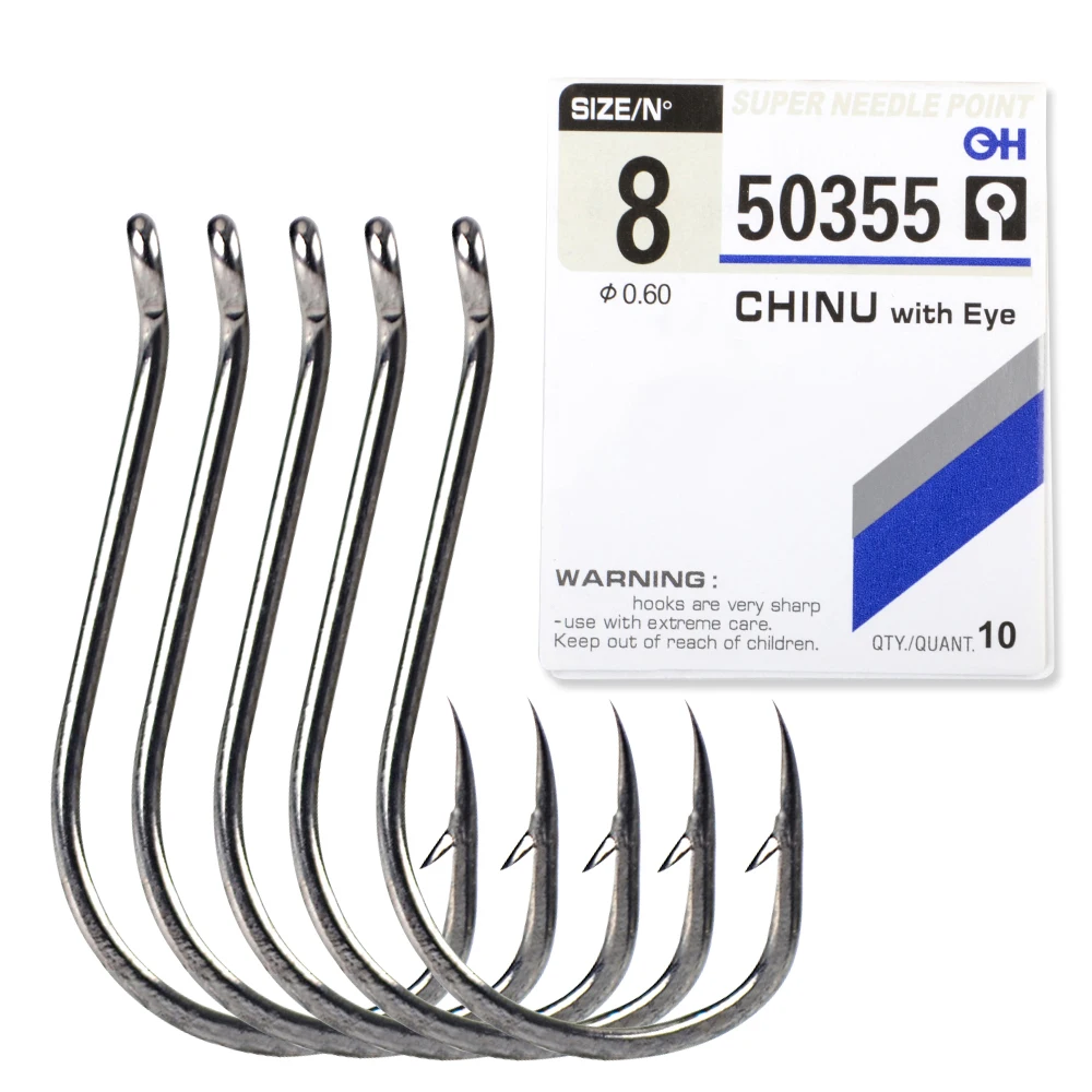 FISH KING 5 пакетов 50355 1/0 # 10 рыболовный крючок из высокоуглеродистой стали ISE ISEAMA с