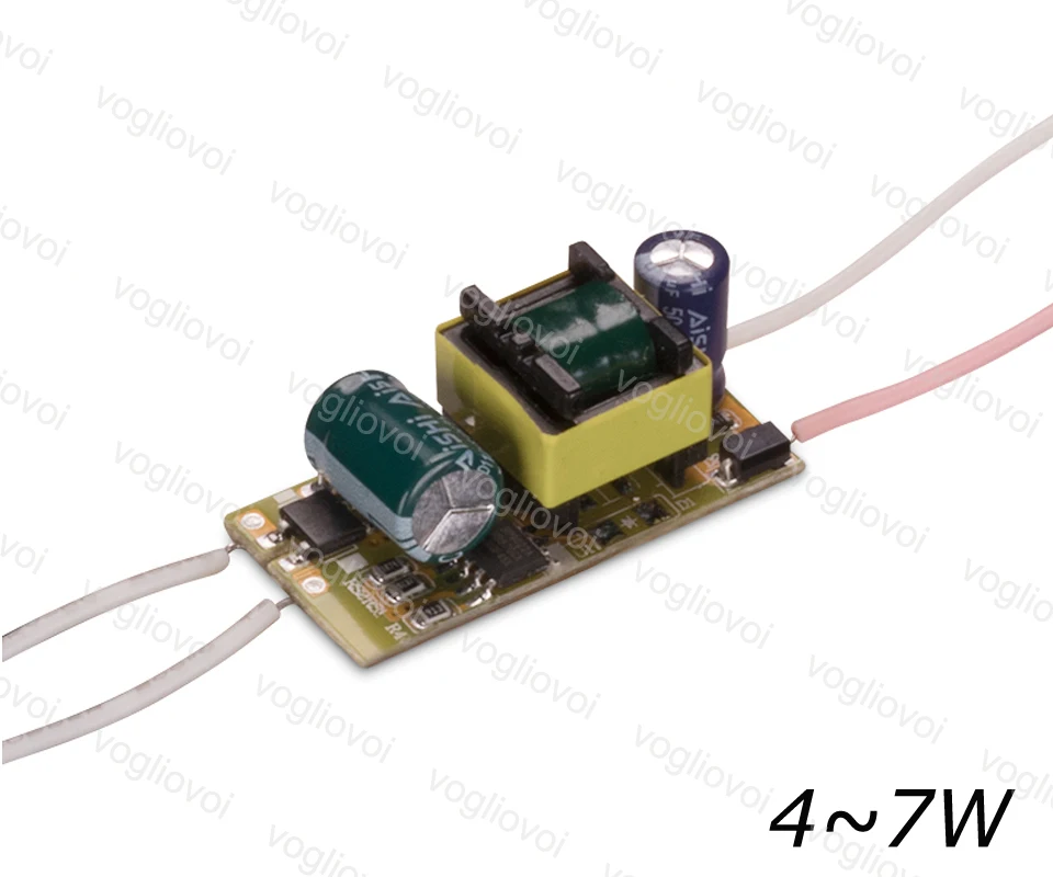 Светодиодный трансформатор 110 мА, 220~ в, IP20 1-3 Вт, 4-7 Вт, 8-12 Вт, 13-18 Вт, 18-24 Вт, для потолочной лампы, прожектор, встроенный драйвер PCB