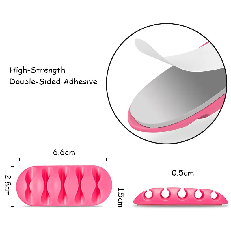 Держатель кабеля Держатель для наушников защита зарядного устройства Настольный кабельный зажим Кабельный органайзер настольное устройство для сматывания шнура от наушников для MP3 MP4