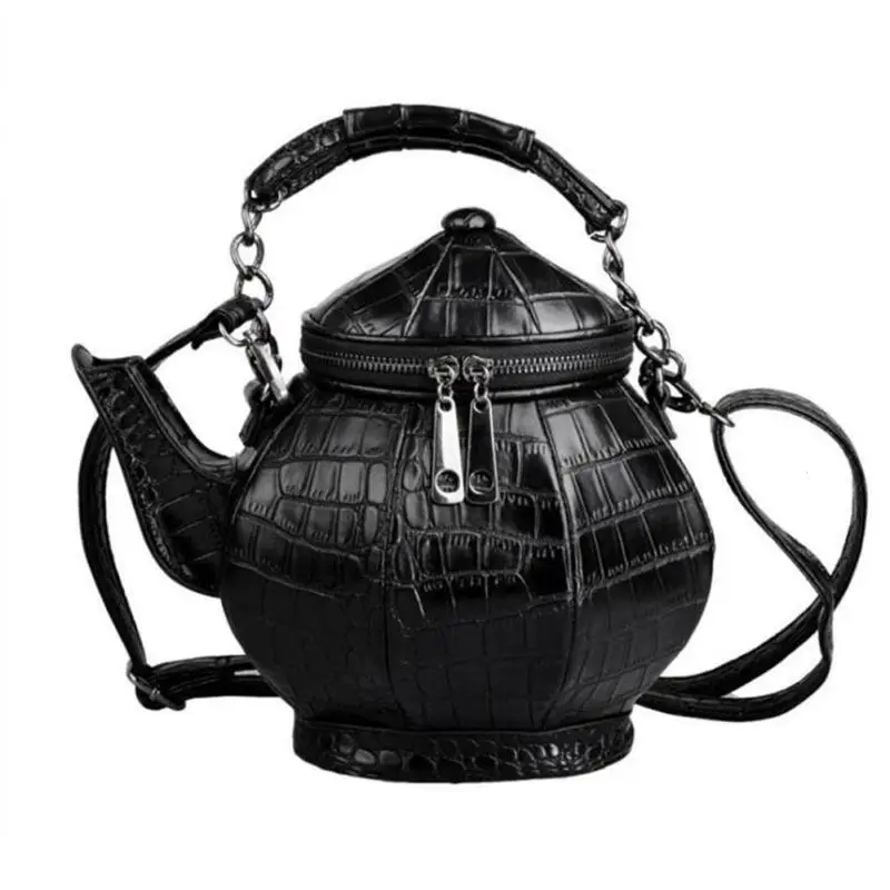 

Gothic Retro Rock Bag Crossbody Women Female Messenger Bags Leather PU Black Brand Luxury Handbags Designer Shoulder Package 3