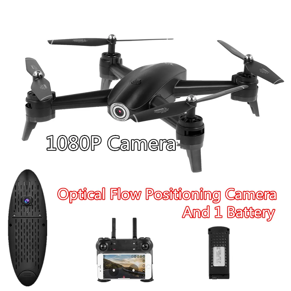 Дрона с дистанционным управлением S165 с Камера 720 P/1080 P Wi-Fi FPV двойной удержания высоты жест фотографии Квадрокоптер вертолет с гироскопом - Цвет: Цвет: желтый