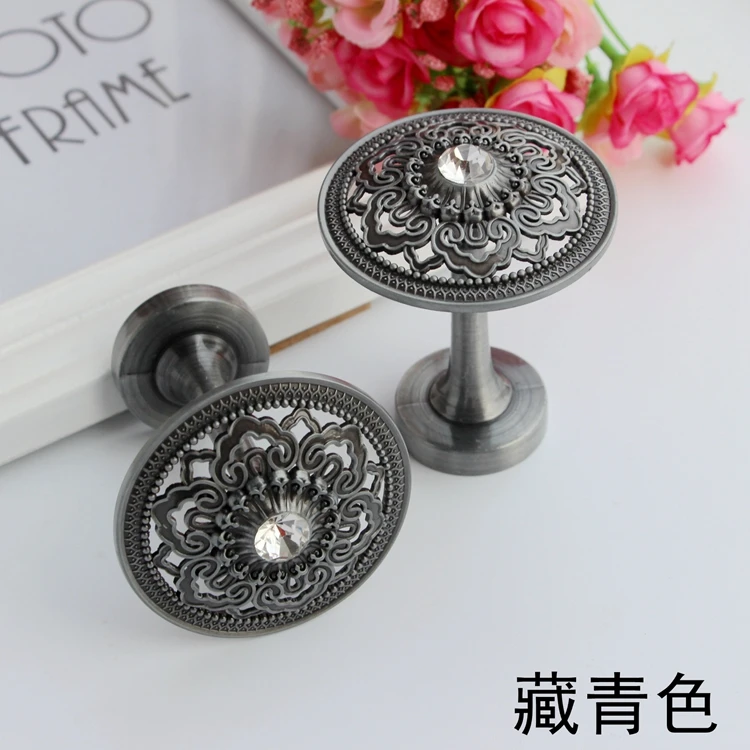 Настенные крючки стразы из цинкового сплава 2 шт. держатели для штор аксессуары