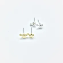 Eruifa/Лидер продаж, 10 шт., 6 мм, серьги на основе звездочек, цинковый сплав, женские оптовые серьги, ювелирные изделия, ручная работа