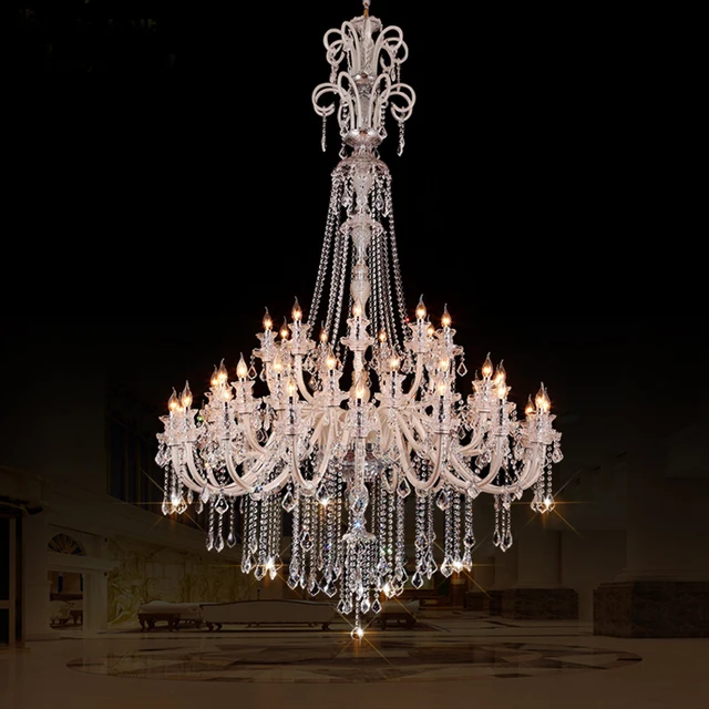 Large Crystal Chandeliers For Hotels Modern Chandelier High Ceiling Large Crystal Chandeliers For Hotels Modern Chandelier High Ceiling Villa Club Level Led Elegant Lighting