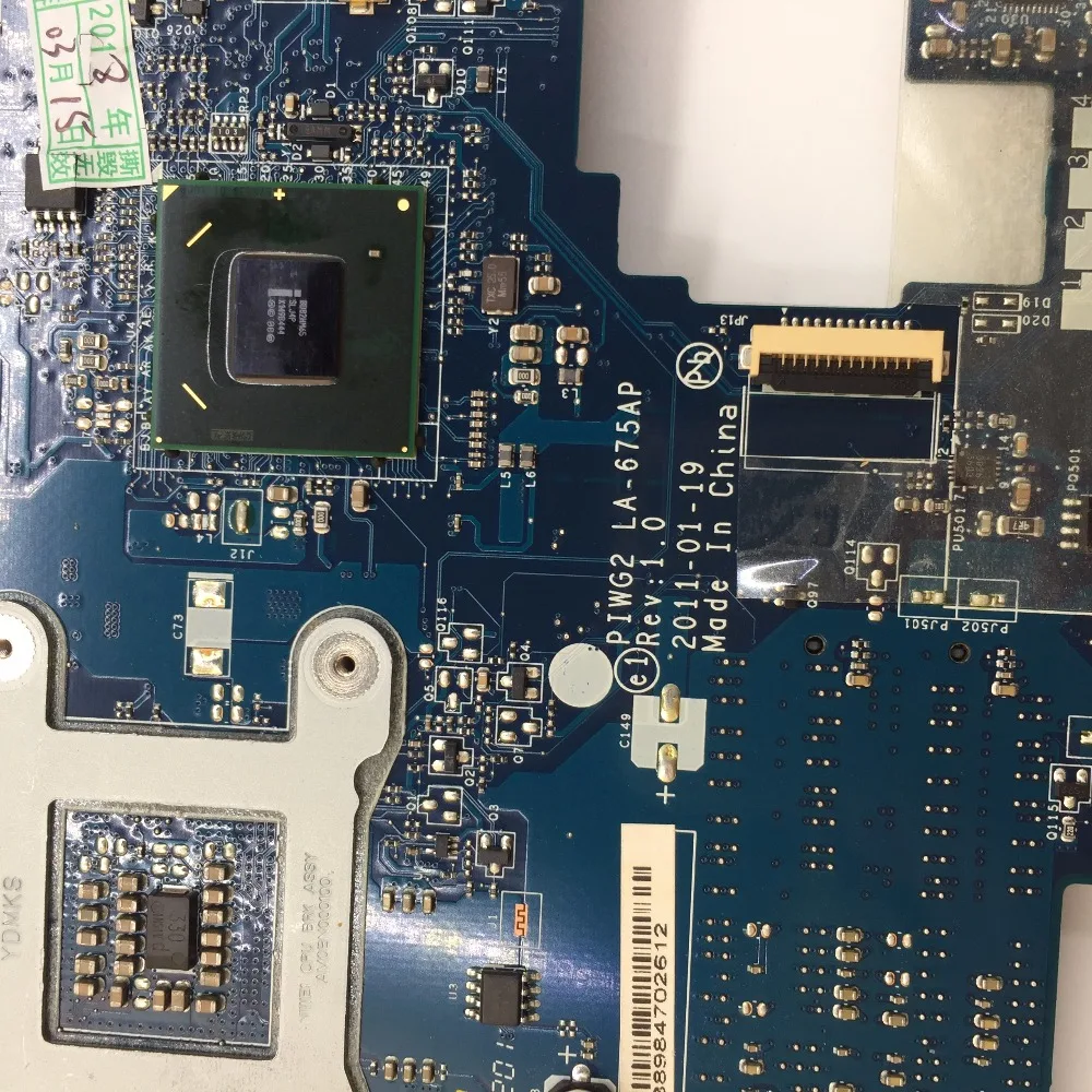 KEFU LA-675AP motherboard For Lenovo G570 laptop motherboard REV1.0 HM65 DDR3 PGA989 mainboard free