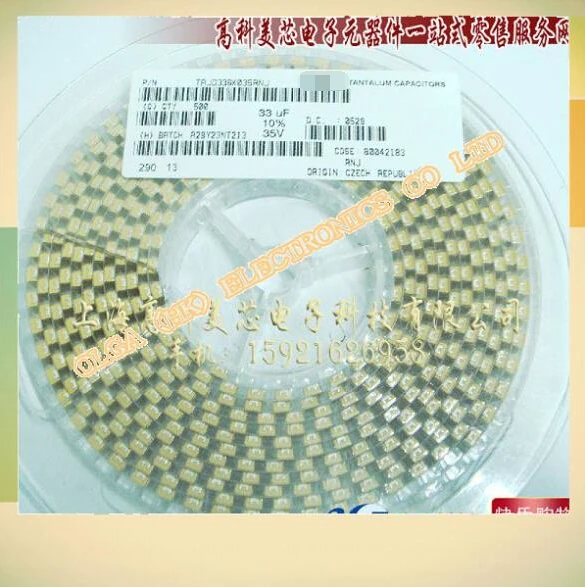 Высокотехнологичный танталовый конденсатор Maxim 33 мкФ/35 v/D 2220 1|capacitor leakage|capacitor