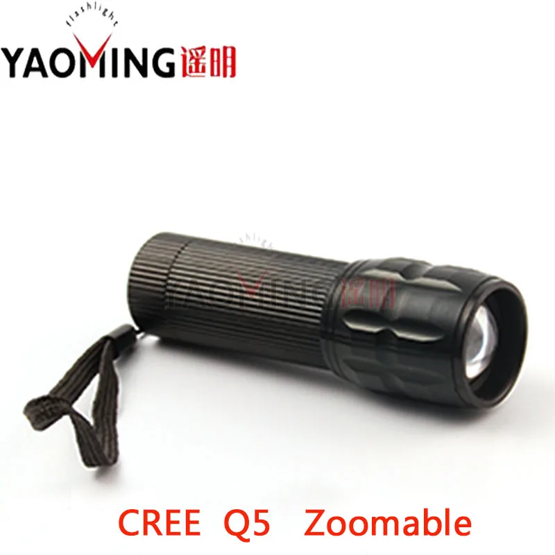 

Hot Sell 800LM Portable Led Flashlight Zoom Focus Adjust Lamp Torch 3 Modes Waterproof Led Lantern Mini Penlight By 3 x AAA