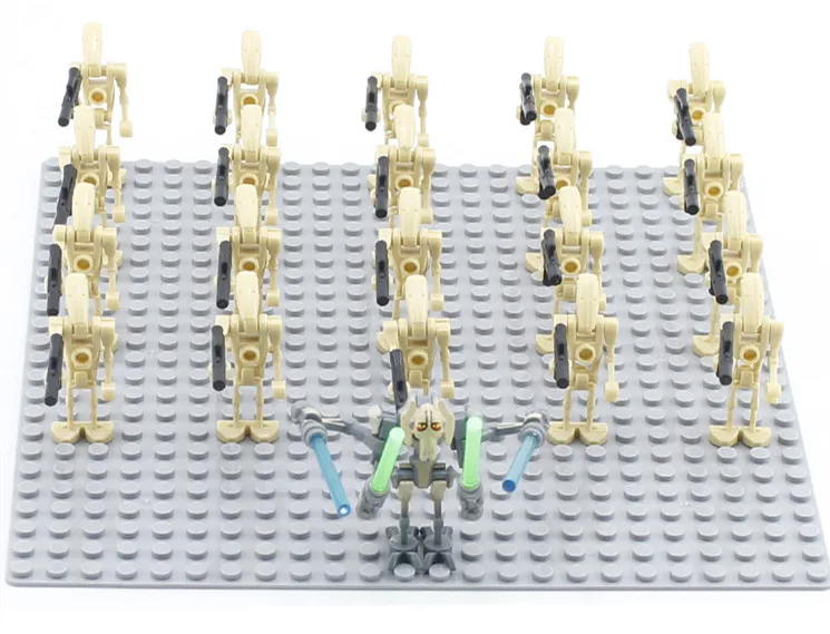 

21PCS/LOT Building Blocks kits Brick Toys NEW Brand Star Wars Battle Droid clone wars guns Compatible legoinglytoys fig