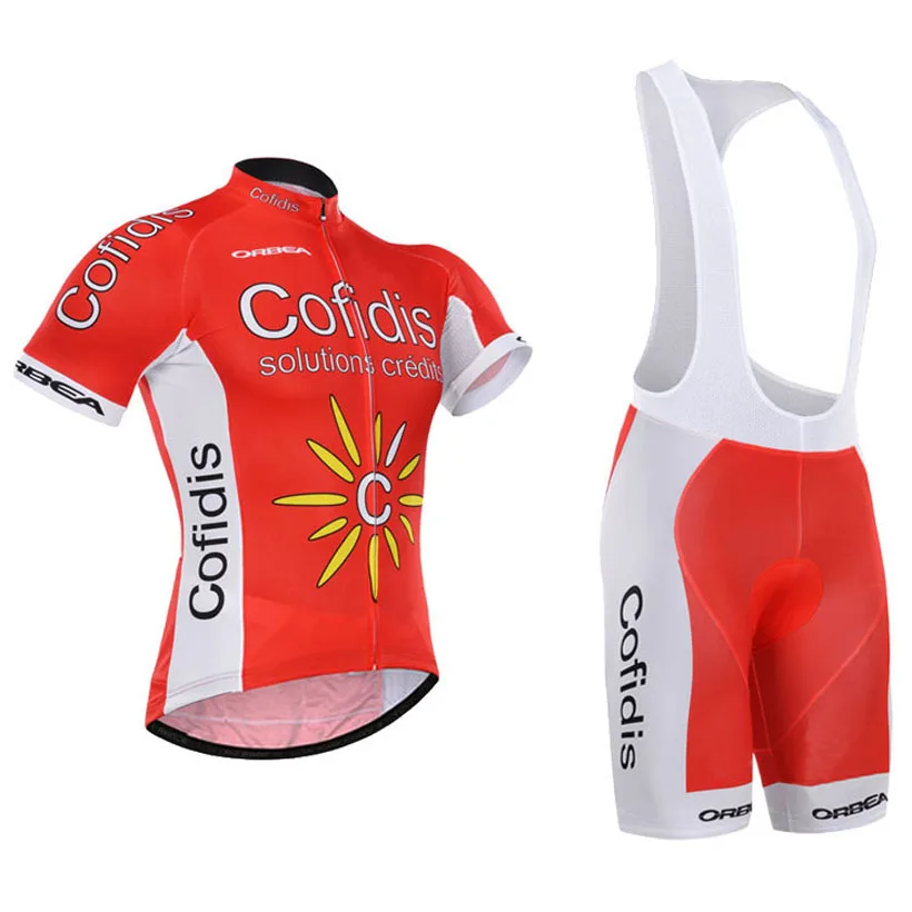 2016 cofidis Лето Quick Dry Велоспорт Джерси Езда На Велосипеде Одежда Горный Велосипед