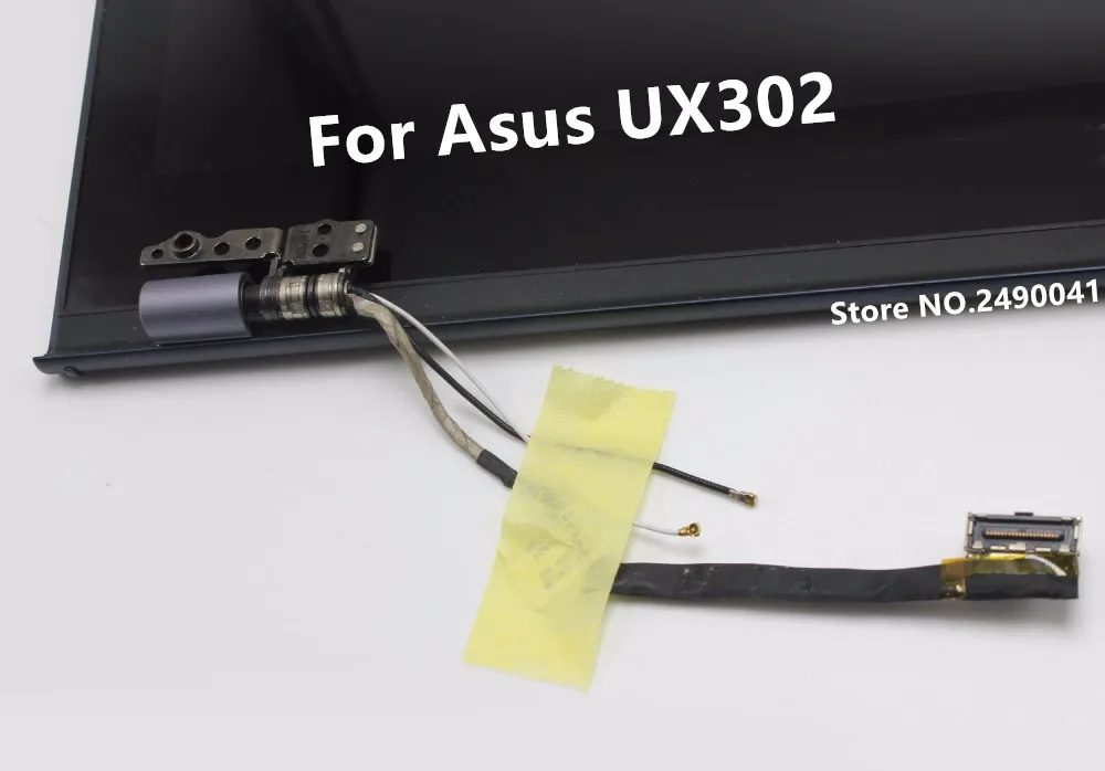 Для Asus zeenbook UX302 UX302LG UX302L UX302LA ЖК-дисплей панель+ сенсорный экран дигитайзер стеклянный датчик в сборе верхняя половина части