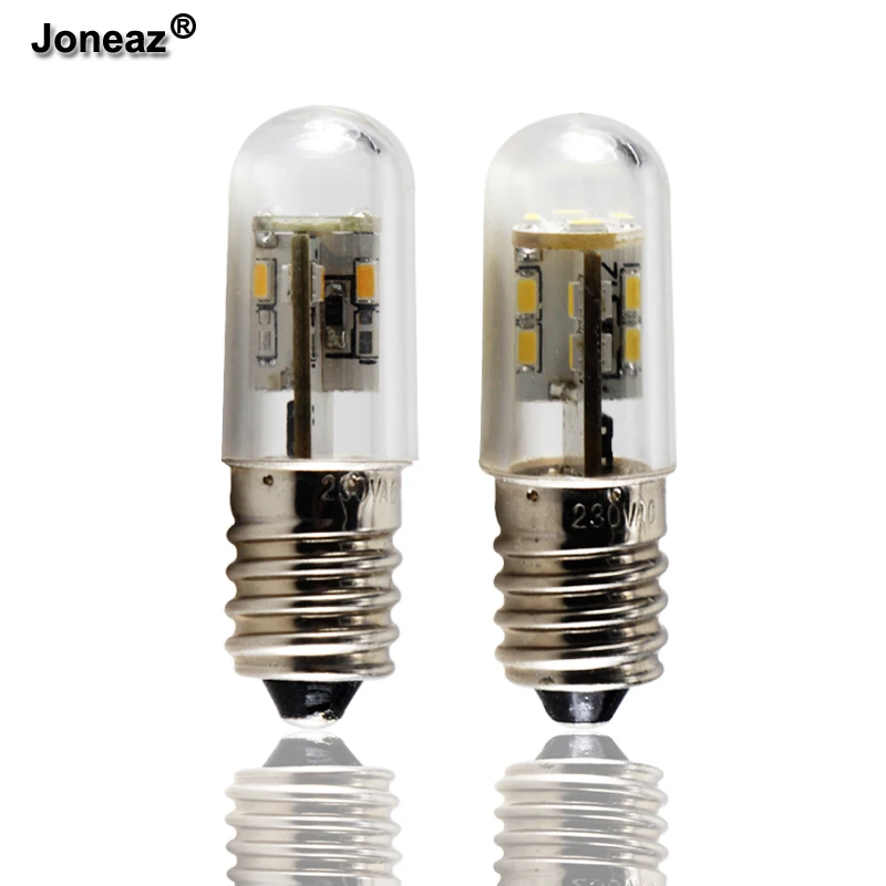 Лампадин led e14 1 Вт 2 кукурузная лампа 12 24 вольт 110 В 220 свеча smd 3014 10 светодиодов 20 в