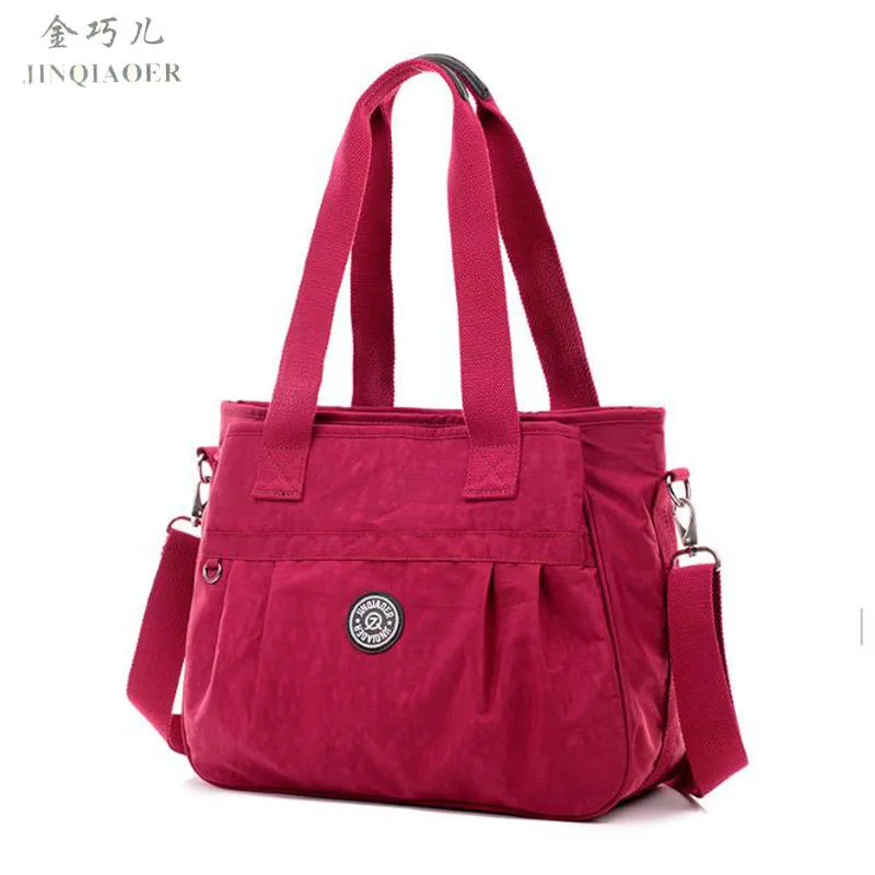 JINQIAOER Brands 2017 Women Nylon Bag bolsa feminina Multi function