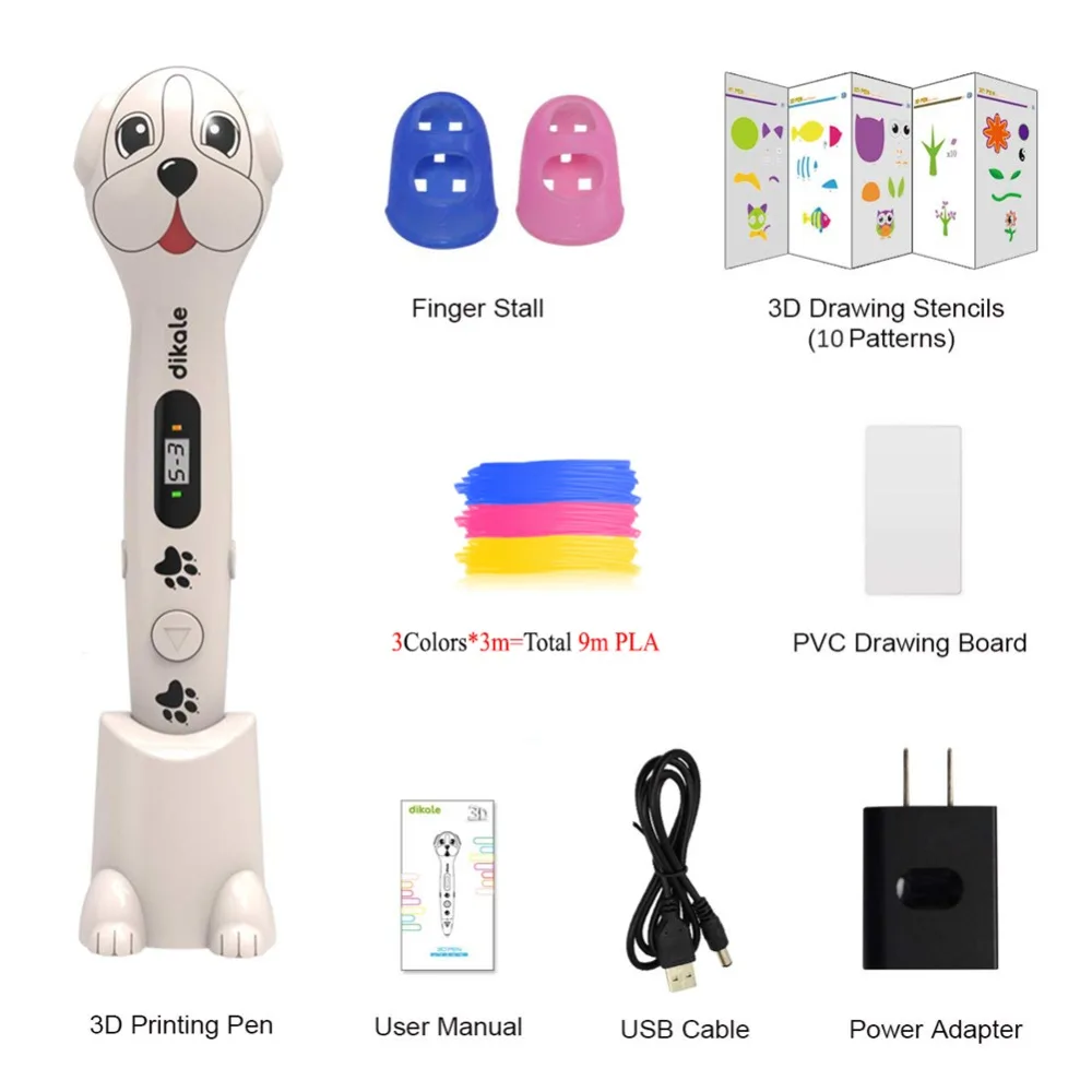 Especial para o Cliente dos Eua Dikale Impressão Caneta Bonito Cão Design Gato 7th Geração 6th 3d Mod. 194838 12 High Quality Computador e Escritório