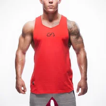 SJ Фитнес Для мужчин майка брендовая одежда рубашка без рукавов