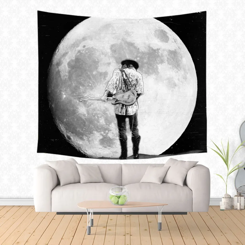 

Stevie Ray Vaughan Custom Tapestry Table Cloth Beach Blanket Home Decorative Wall Hanging Picnic Mat