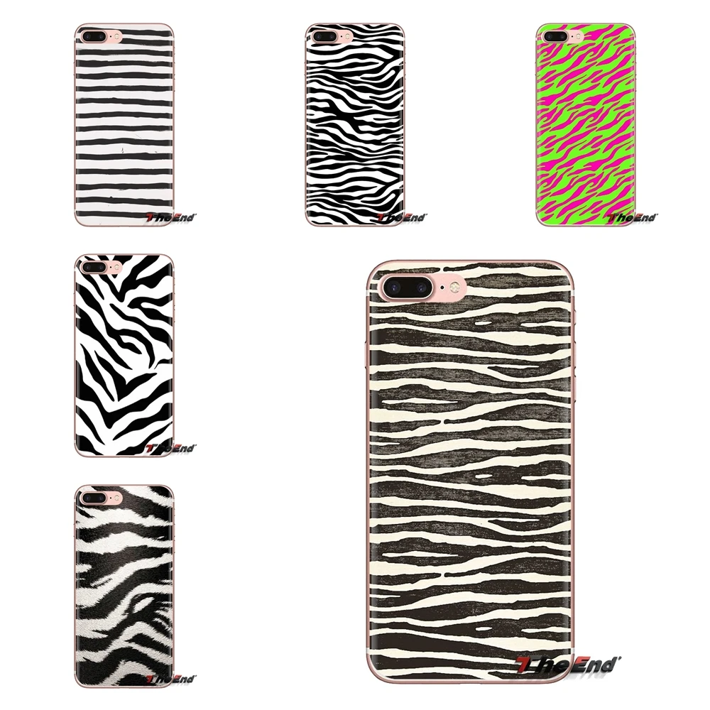 Soft Transparent Cover For iPod Touch Apple iPhone 4 4S 5 5S SE 5C 6 6S 7 8 X XR XS Plus MAX Pastel Teal Tiger neon Zebra Hybrid |