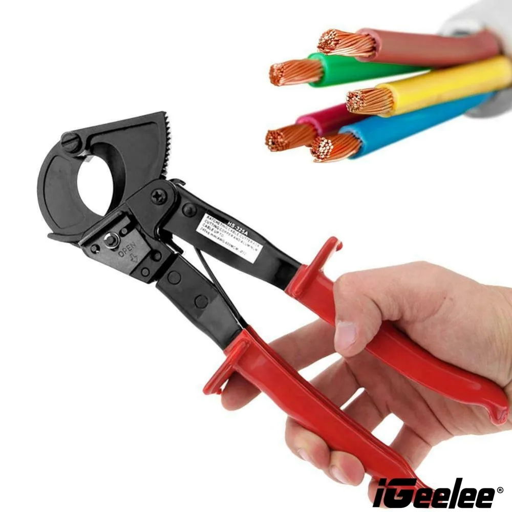 iGeelee HS-325A-Cable-Wire-Stripper-Cutter-Tool-Steel-Hand