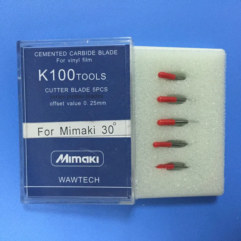 10pcs / lot mimaki cutting blade 30 degree cutter plotter knife For